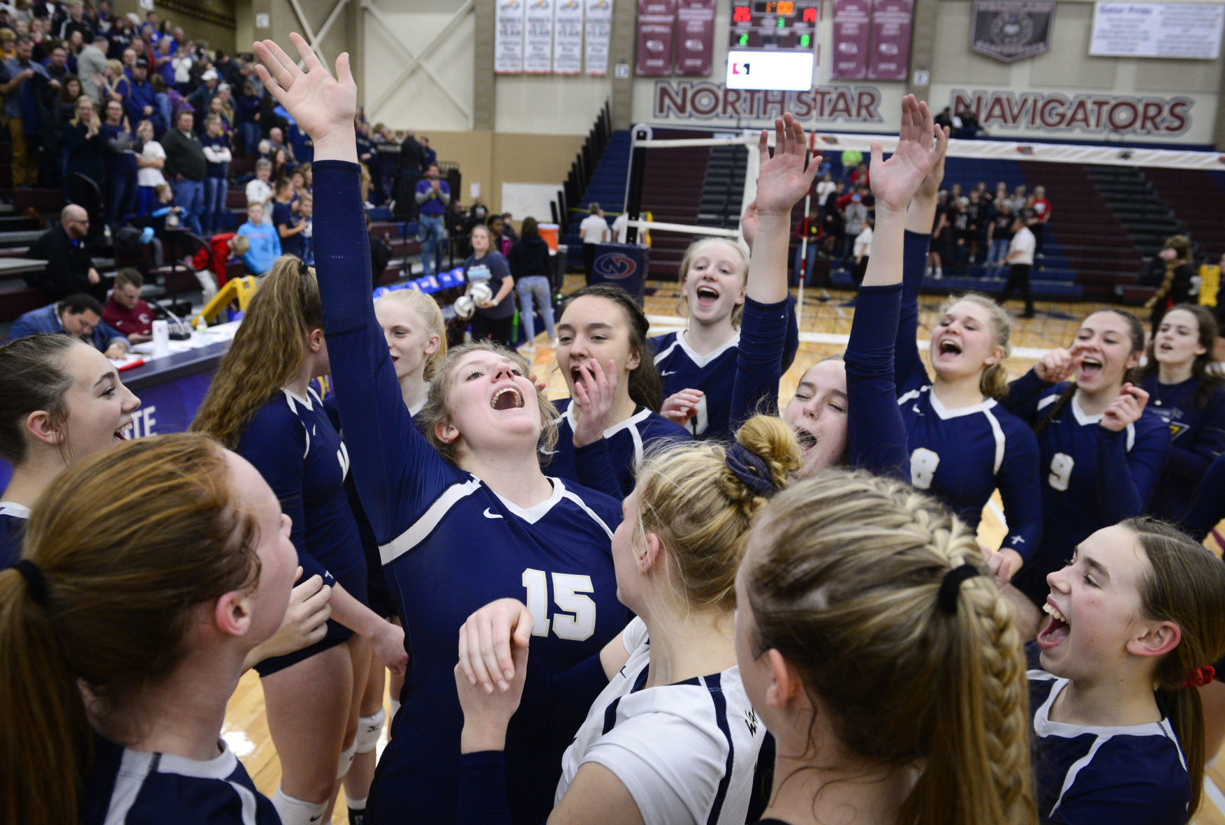 State volleyball, Lincoln Lutheran vs. Chadron, 11.07